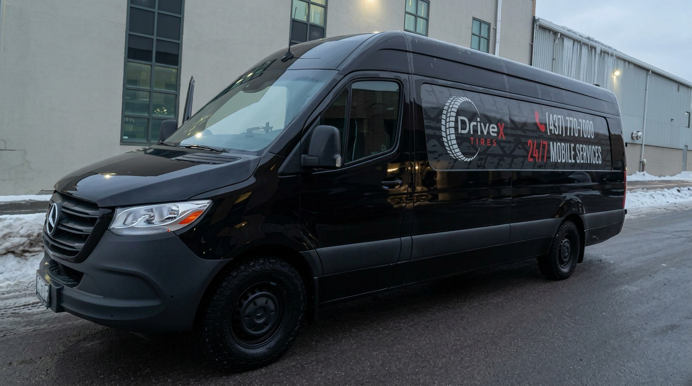 DriveX Tires mobile service van